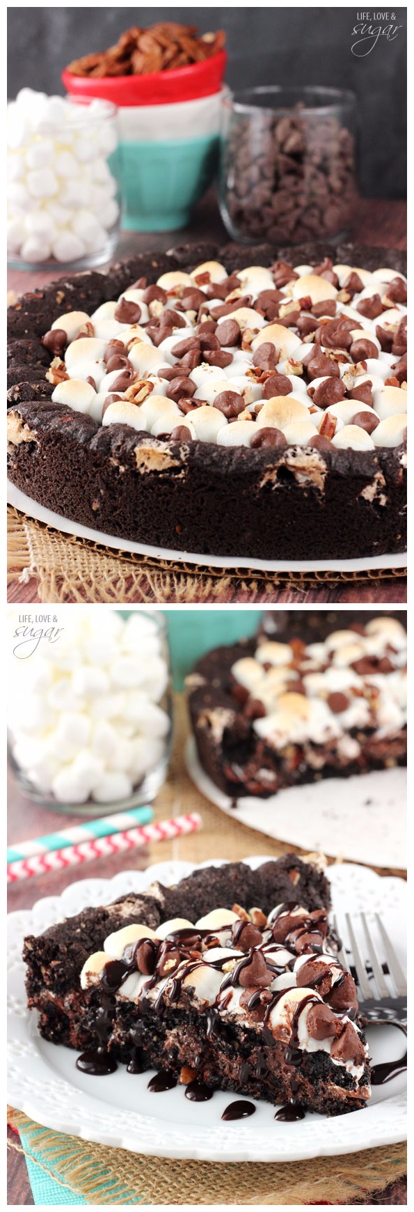 Rocky Road Cookie Cake